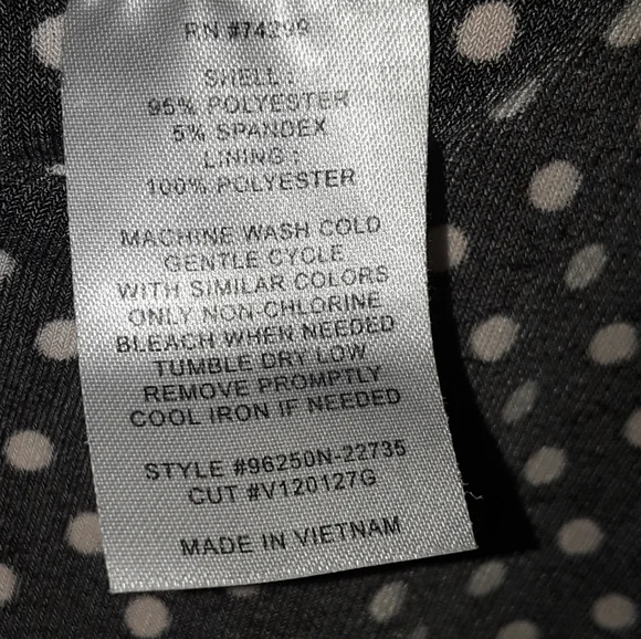 Pretty Polka Dot Dress Size 14W - Picture 4 of 4